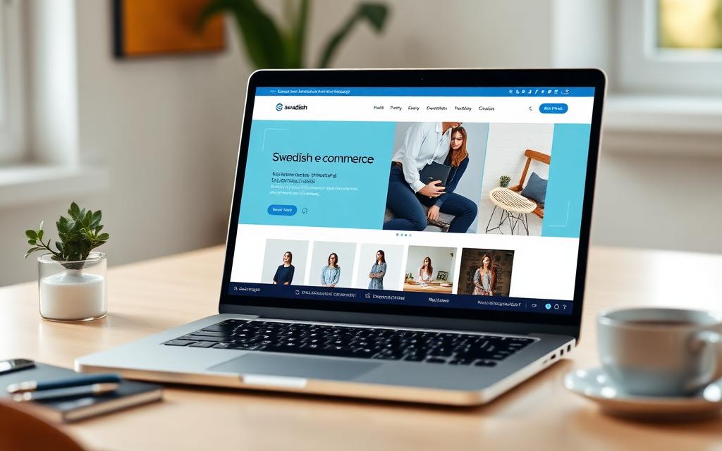 Exempel på en modern företagshemsida byggd av webbflow